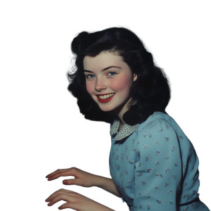 Pianist 1941 Vinyl Car Decal Sticker – Waterproof & UV-Resistant 8"