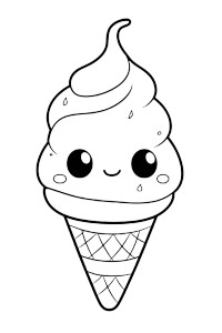 Kawaii Ice Cream V8 Vinyl Car Decal Sticker – Waterproof & UV-Resistant 8"