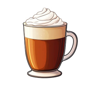 Coffee Illustration Vinyl Car Decal Sticker – Waterproof & UV-Resistant 8" Coffee Illustration Vinyl Car Decal Sticker – Waterproof & UV-Resistant 8"