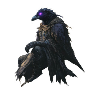 Black Kenku Vinyl Car Decal Sticker – Waterproof & UV-Resistant 8"