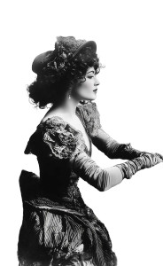 Elegant Victorian Woman Vinyl Car Decal Sticker – Waterproof & UV-Resistant 8"