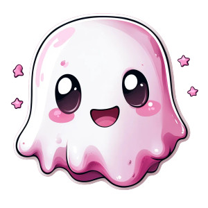 Kawaii Chibi Sticker V2 Vinyl Car Decal Sticker – Waterproof & UV-Resistant 8"