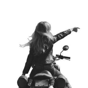 Girl On Motorcycle Vinyl Car Decal Sticker – Waterproof & UV-Resistant 8" Girl On Motorcycle Vinyl Car Decal Sticker – Waterproof & UV-Resistant 8"