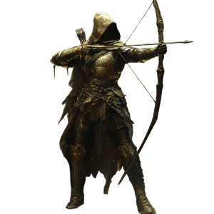 Armored Archer Vinyl Car Decal Sticker – Waterproof & UV-Resistant 8" Armored Archer Vinyl Car Decal Sticker – Waterproof & UV-Resistant 8"
