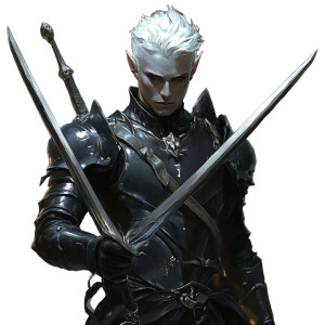 Drow Rogue Vinyl Car Decal Sticker – Waterproof & UV-Resistant 8"