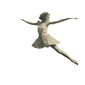 Vintage Three-Legged Dancer Vinyl Car Decal Sticker – Waterproof & UV-Resistant 8"