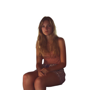 Retro Diner Girl Vinyl Car Decal Sticker – Waterproof & UV-Resistant 8"