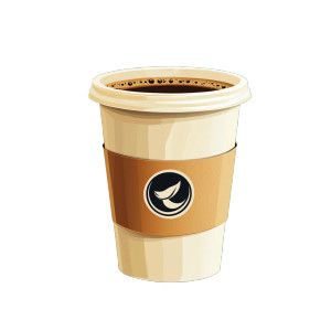 Illustrated Coffee Cup Vinyl Car Decal Sticker – Waterproof & UV-Resistant 8" Illustrated Coffee Cup Vinyl Car Decal Sticker – Waterproof & UV-Resistant 8"