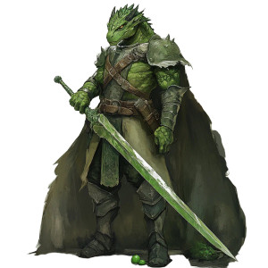 Green Dragonborn Warrior V4 Vinyl Car Decal Sticker – Waterproof & UV-Resistant 8"