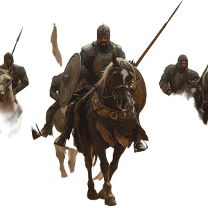 Soldiers Preparing Battle Vinyl Car Decal Sticker – Waterproof & UV-Resistant 8"