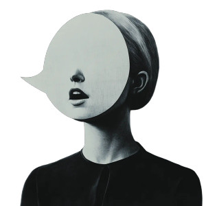 Speech Bubble Head Vinyl Car Decal Sticker – Waterproof & UV-Resistant 8"