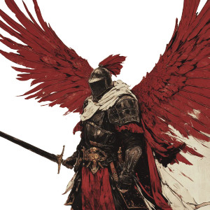 Winged Hussar Design Vinyl Car Decal Sticker – Waterproof & UV-Resistant 8"