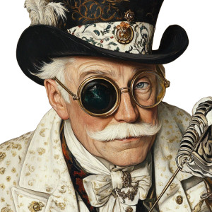 Elderly Gentleman Monocle Vinyl Car Decal Sticker – Waterproof & UV-Resistant 8" Elderly Gentleman Monocle Vinyl Car Decal Sticker – Waterproof & UV-Resistant 8"