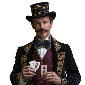 Magician Portrait Vinyl Car Decal Sticker – Waterproof & UV-Resistant 8" Magician Portrait Vinyl Car Decal Sticker – Waterproof & UV-Resistant 8"