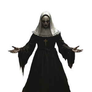 Worshipping Nun Vinyl Car Decal Sticker – Waterproof & UV-Resistant 8"