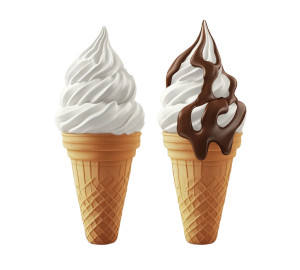 Ice Cream Cones Animation Vinyl Car Decal Sticker – Waterproof & UV-Resistant 8"