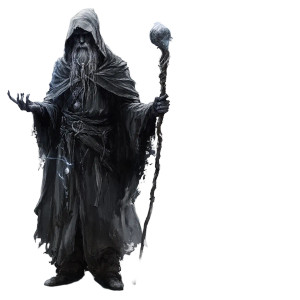 Dark Fantasy Wizard V8 Vinyl Car Decal Sticker – Waterproof & UV-Resistant 8"