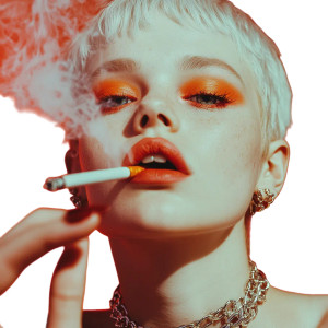 Confident Smoking Woman V2 Vinyl Car Decal Sticker – Waterproof & UV-Resistant 8" Confident Smoking Woman V2 Vinyl Car Decal Sticker – Waterproof & UV-Resistant 8"