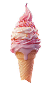 Ice Cream Poster Vinyl Car Decal Sticker – Waterproof & UV-Resistant 8"