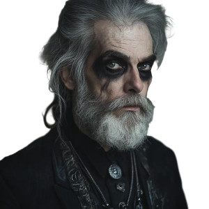 Goth Elder Vinyl Car Decal Sticker – Waterproof & UV-Resistant 8"