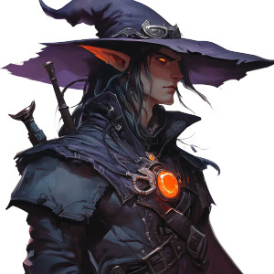 Elf Witch Hunter Vinyl Car Decal Sticker – Waterproof & UV-Resistant 8" Elf Witch Hunter Vinyl Car Decal Sticker – Waterproof & UV-Resistant 8"