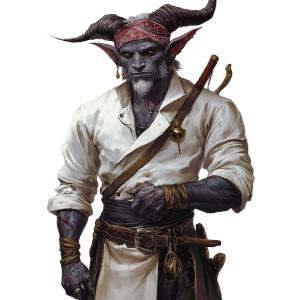 Tiefling Chef Vinyl Car Decal Sticker – Waterproof & UV-Resistant 8" Tiefling Chef Vinyl Car Decal Sticker – Waterproof & UV-Resistant 8"