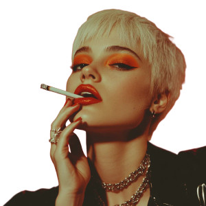 Confident Smoking Woman V3 Vinyl Car Decal Sticker – Waterproof & UV-Resistant 8" Confident Smoking Woman V3 Vinyl Car Decal Sticker – Waterproof & UV-Resistant 8"