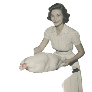 Ironing Chicken Housewife Vinyl Car Decal Sticker – Waterproof & UV-Resistant 8"