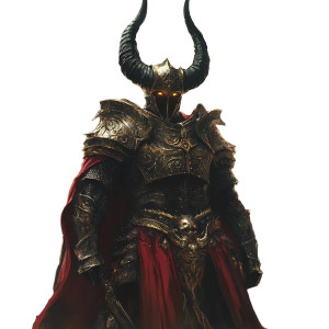 Demon Commander Vinyl Car Decal Sticker – Waterproof & UV-Resistant 8"