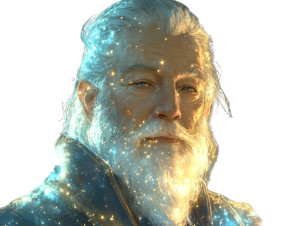 Wise Wizard Portrait V3 Vinyl Car Decal Sticker – Waterproof & UV-Resistant 8"