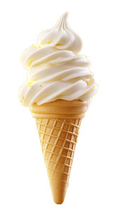 Tasty Ice Cream Vinyl Car Decal Sticker – Waterproof & UV-Resistant 8"