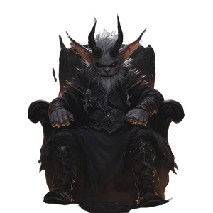 Archdevil Gnome Rogue Vinyl Car Decal Sticker – Waterproof & UV-Resistant 8"