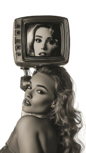 Vintage Tv Robot Vinyl Car Decal Sticker – Waterproof & UV-Resistant 8"