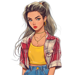 Retro 90S Cher Vinyl Car Decal Sticker – Waterproof & UV-Resistant 8"