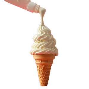 Spiral Ice Cream Vinyl Car Decal Sticker – Waterproof & UV-Resistant 8"