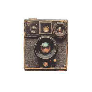Vintage Camera Album Vinyl Car Decal Sticker – Waterproof & UV-Resistant 8"