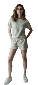 Fashionable Brunette Woman Vinyl Car Decal Sticker – Waterproof & UV-Resistant 8"