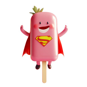 Superhero Popsicle Character Vinyl Car Decal Sticker – Waterproof & UV-Resistant 8" Superhero Popsicle Character Vinyl Car Decal Sticker – Waterproof & UV-Resistant 8"