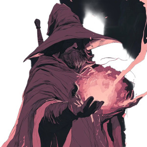 Wizard Magic Shadow Vinyl Car Decal Sticker – Waterproof & UV-Resistant 8"