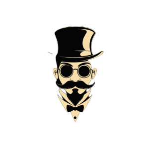 Gentleman Monocle Logo Vinyl Car Decal Sticker – Waterproof & UV-Resistant 8" Gentleman Monocle Logo Vinyl Car Decal Sticker – Waterproof & UV-Resistant 8"