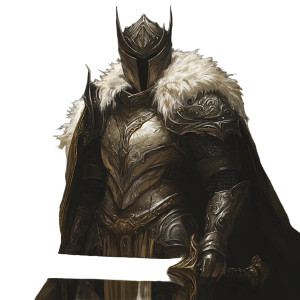 Elven Knight V4 Vinyl Car Decal Sticker – Waterproof & UV-Resistant 8"