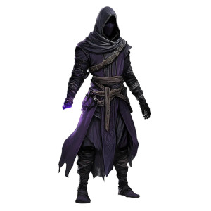 Shadow Sorcerer Vinyl Car Decal Sticker – Waterproof & UV-Resistant 8"