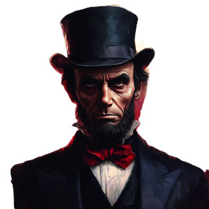 Abraham Lincoln Vampire Hunter Vinyl Car Decal Sticker – Waterproof & UV-Resistant 8"
