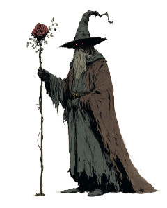 Fantasy Wizard V3 Vinyl Car Decal Sticker – Waterproof & UV-Resistant 8"