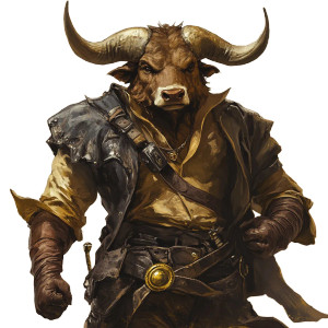 Fenrog The Bull Vinyl Car Decal Sticker – Waterproof & UV-Resistant 8"