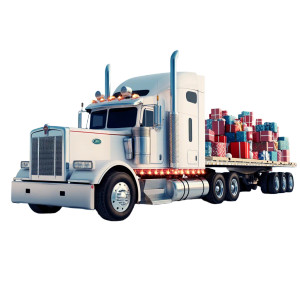 Holiday Semi Truck Vinyl Car Decal Sticker – Waterproof & UV-Resistant 8" Holiday Semi Truck Vinyl Car Decal Sticker – Waterproof & UV-Resistant 8"