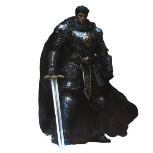 Dark Paladin V4 Vinyl Car Decal Sticker – Waterproof & UV-Resistant 8"