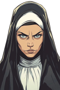Strict Mother Superior Vinyl Car Decal Sticker – Waterproof & UV-Resistant 8" Strict Mother Superior Vinyl Car Decal Sticker – Waterproof & UV-Resistant 8"
