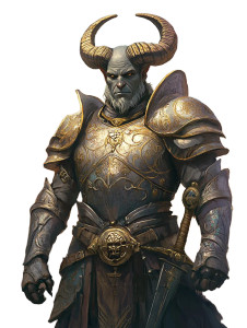 Horned Warrior V2 Vinyl Car Decal Sticker – Waterproof & UV-Resistant 8"
