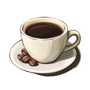 Coffee Cup Vinyl Car Decal Sticker – Waterproof & UV-Resistant 8" Coffee Cup Vinyl Car Decal Sticker – Waterproof & UV-Resistant 8"